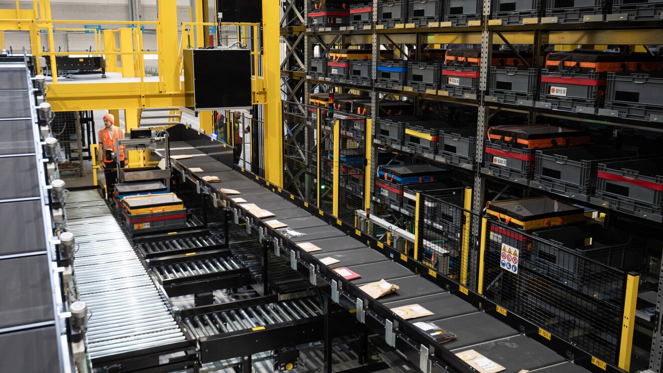 Zancasort au Centre d'innovation d'Amazon, Dortmund, Allemagne