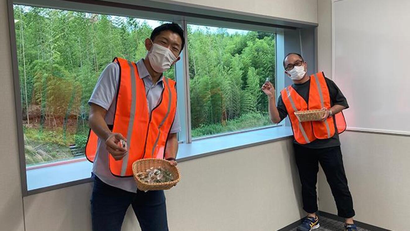 京田辺の特産品を活用した「抹茶あめ」で熱中症を防ぐ