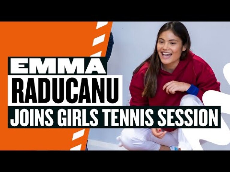 "I can do that, I can be that person" - Emma Raducanu inspires Prime Video LTA Youth Girls | LTA