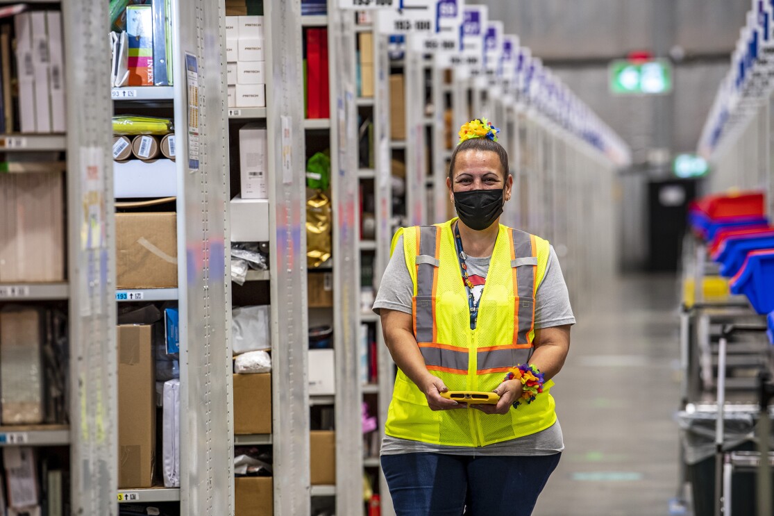 Annette at Moorebank Fulfilment Centre