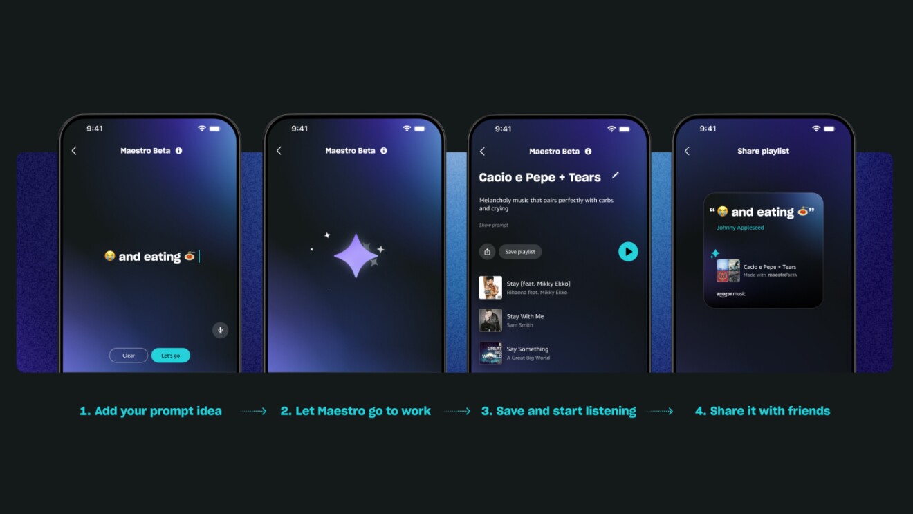 Amazon Music lanza Maestro, un nuevo creador de listas de reproducción impulsado por IA en versión beta