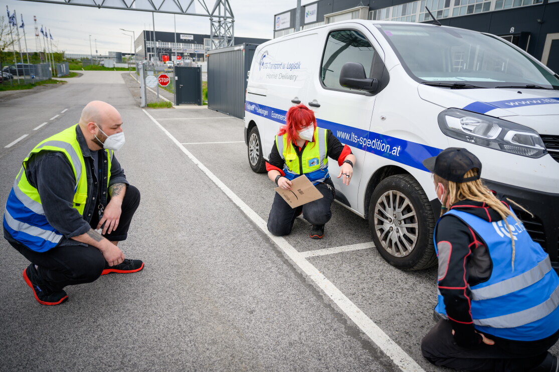 Lucius Lazarus has been working at an Amazon delivery station near Vienna since 2018. He is a trainer for delivery drivers and is a transgender man who is currently building an LGBTQIA+ Glamazon group for Austria. 