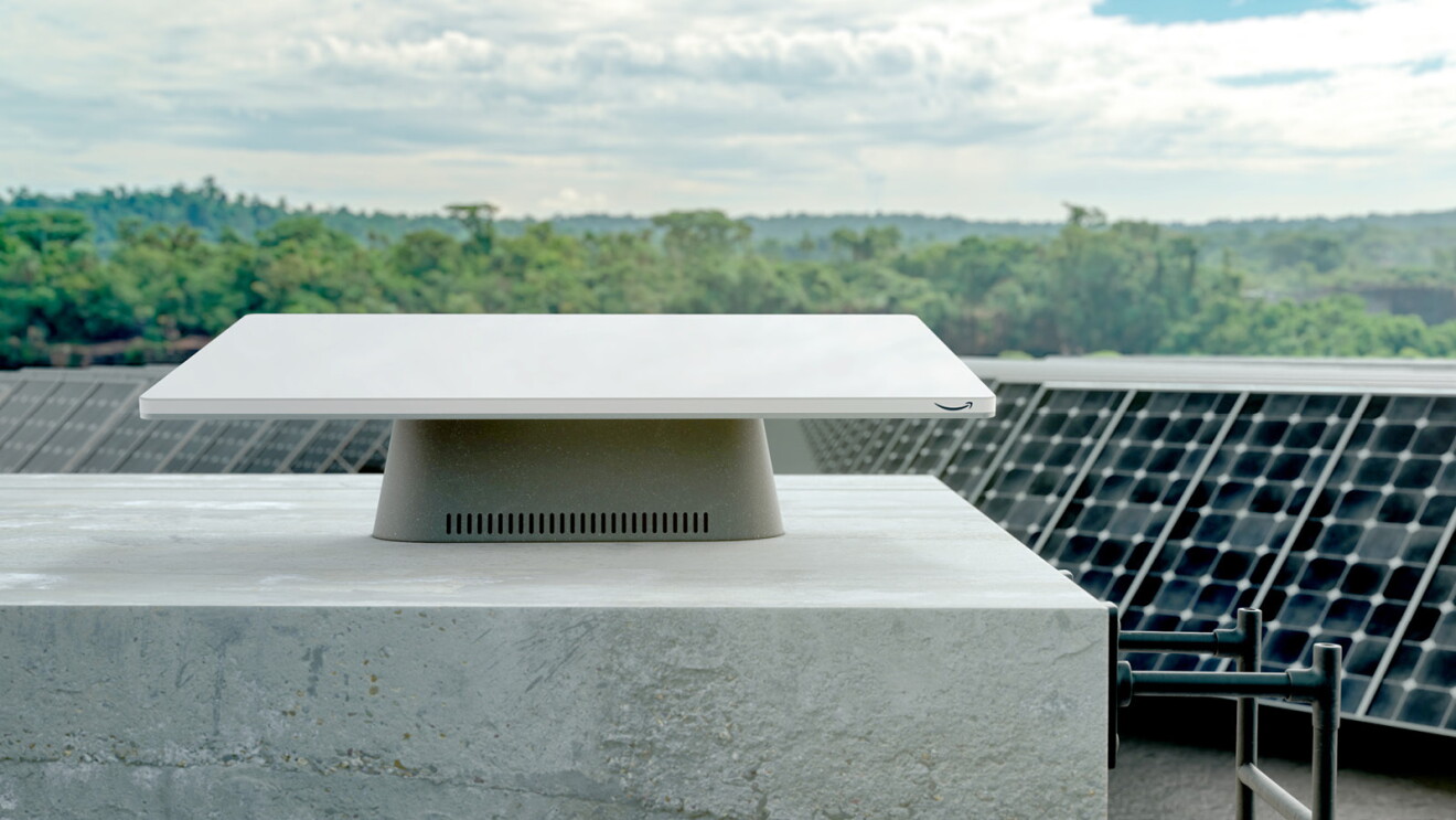 An image of Project Kuiper customer terminal.