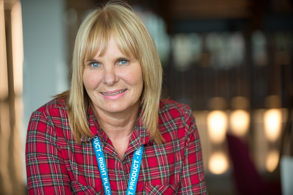 Alexandra Stewart, fulfilment centre employee at Amazon in Dunfermline, pictured in the Amazon office in Seattle