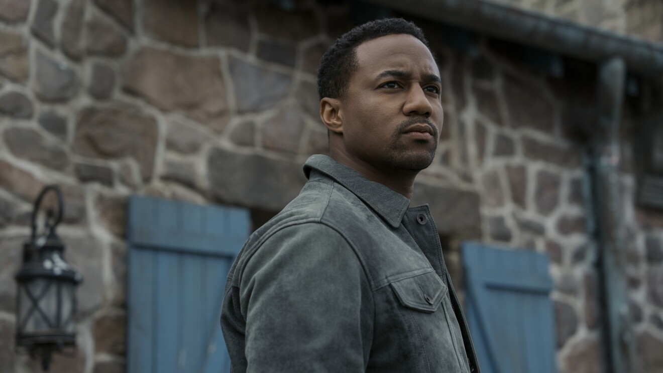 The Boys: African American man with serious expression in gray jacket