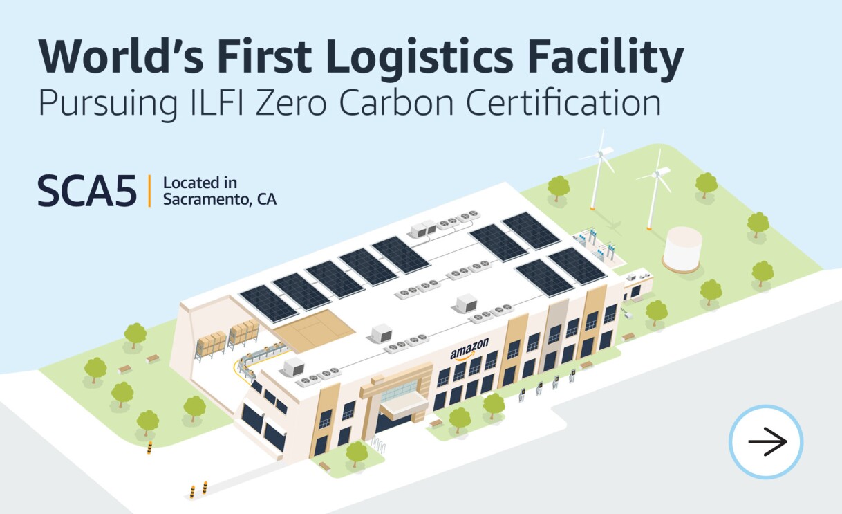 Infographic of the new fulfillment center.
