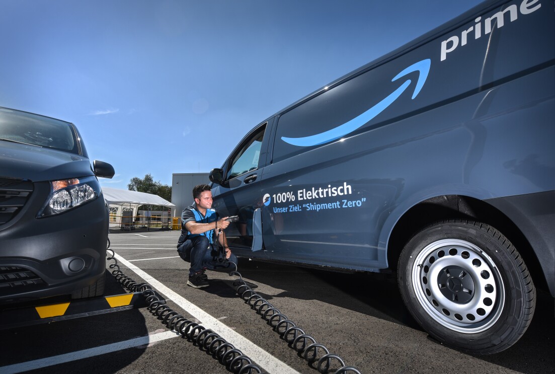 Elektrolieferfahrzeuge bei Amazon