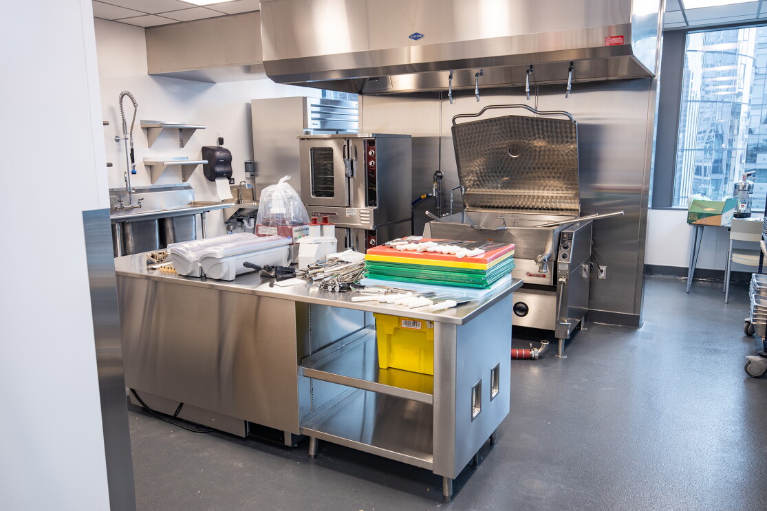 Interior view at the new Mary's Place shelter in The Regrade neighborhood of Seattle.