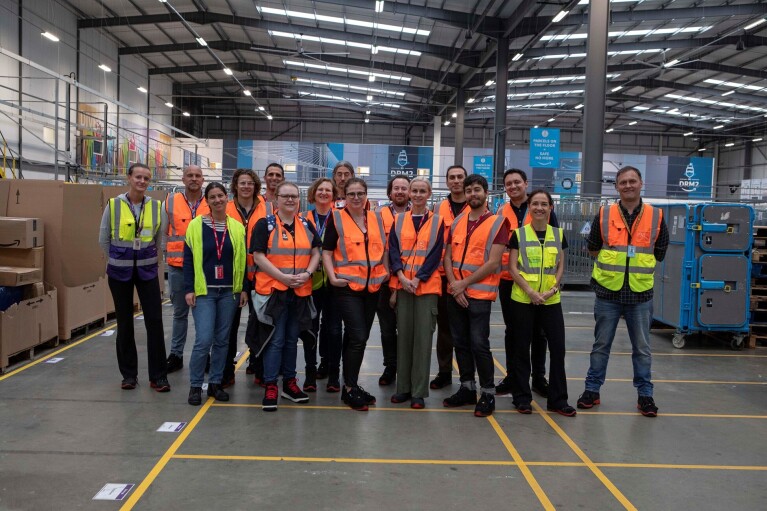 Die Teilnehmer:innen des Amazon Sustainability Accelerators 2024.