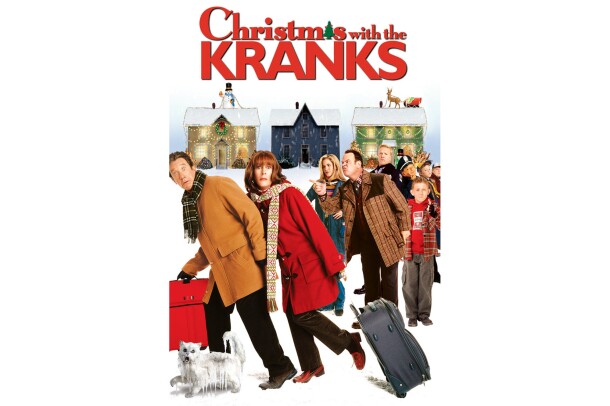 Christmas with the Kranks movie cover with Jamie Lee Curtis, Tim Allen, Dan Akroid and others.