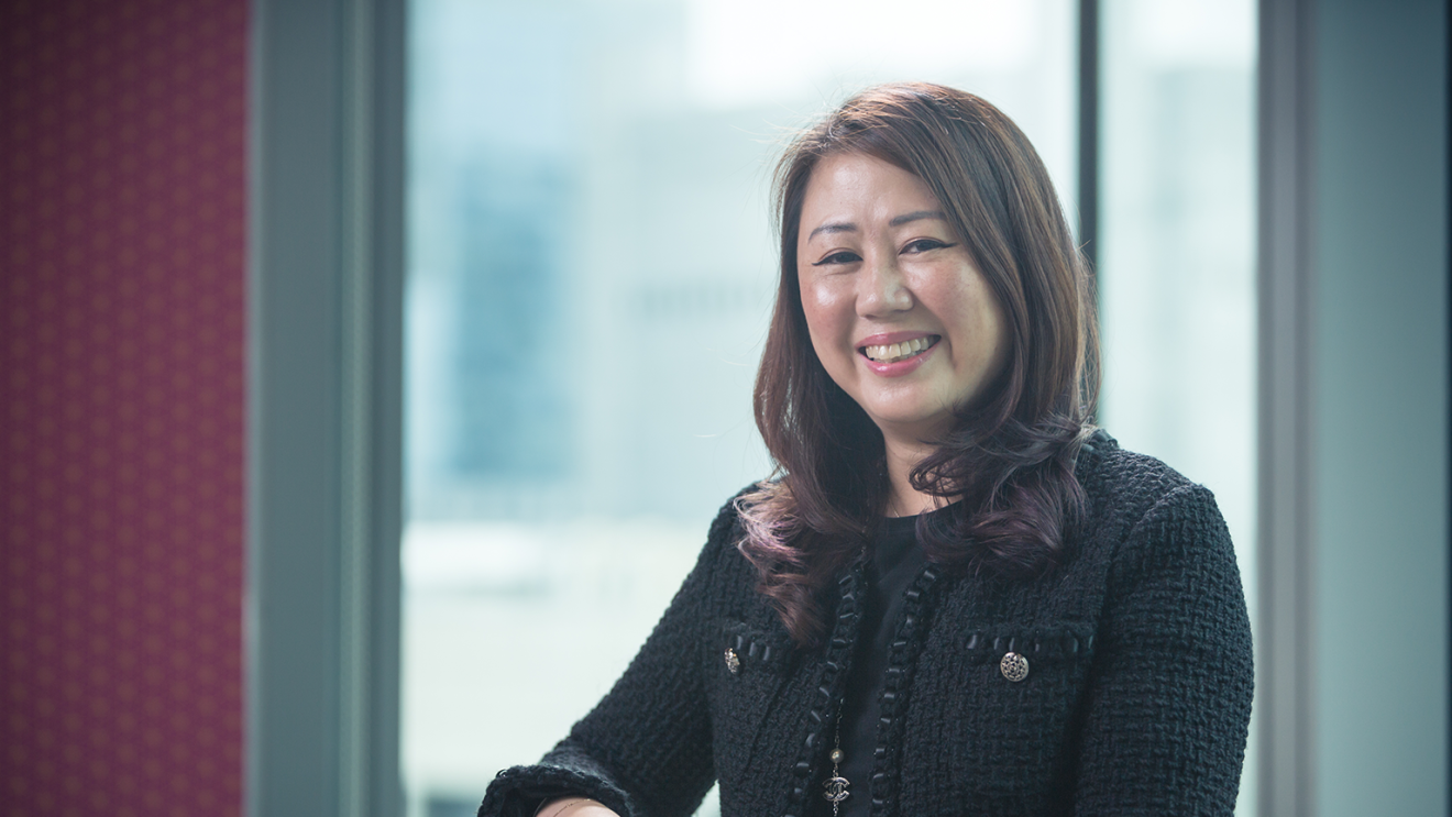 Livian Soo, Global Director and Head of the Marketing Response Centre at AWS, at the Singapore office