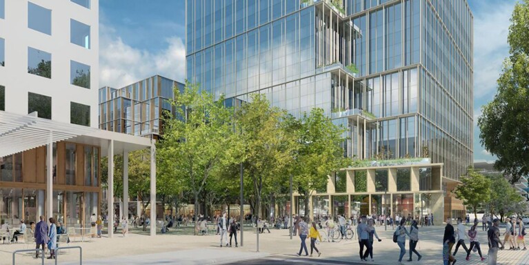 位于加州大学戴维斯分校健康中心的AWS云创新中心(CIC)图片