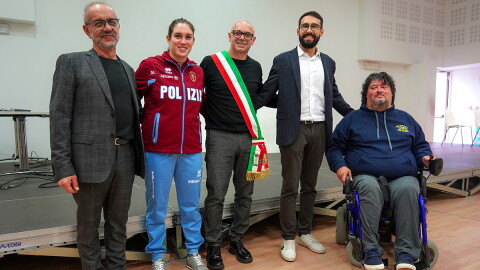 La campionessa medaglia d’oro Carlotta Gilli incontra gli studenti della Scuola Fabriani di Spilamberto