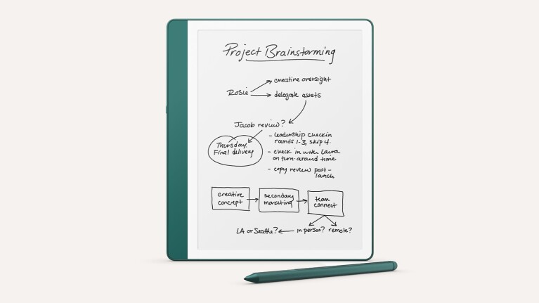 Notes written on Kindle Scribe