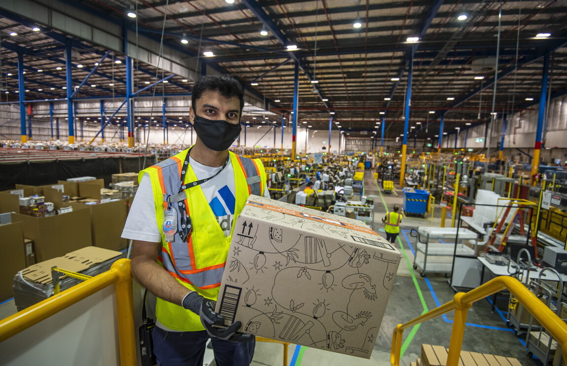 Siraj at Morrebank Fulfilment Centre 