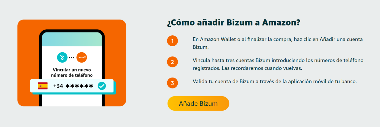 Bizum ya esta en Amazon: ¿Cómo añadir Bizum a Amazon?