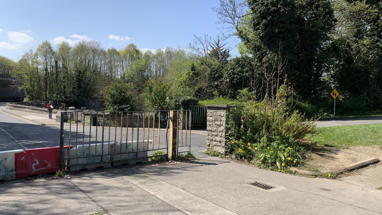 Project led by Declan Ward, AWS, to fix the gates and tidy up the lodge in Connolly Hospital 2