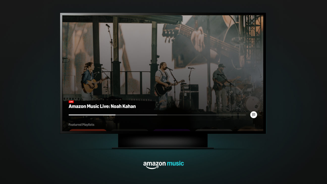 Noah Kahan on Amazon Music Live, through the Amazon Music App on Fire TV