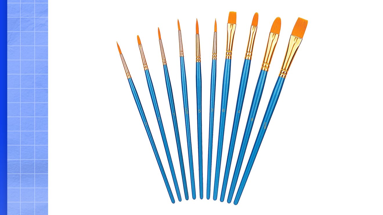 Image of Amazon paintbrushes.