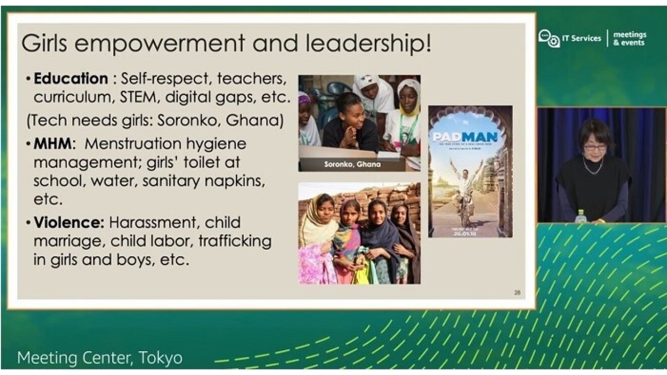 UN Women Japanの皆さんとジェンダー平等と女性のエンパワーメントについて考える