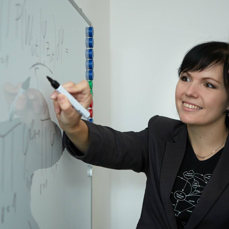 Lucie Flekova, one of two Amazonians on the organizing committee of the Widening Natural-Language Processing workshop