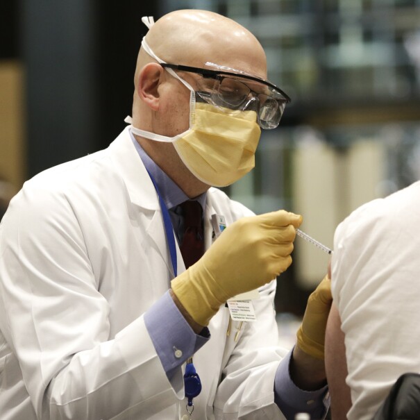 A free COVID-19 clinic Amazon hosted on their Seattle campus