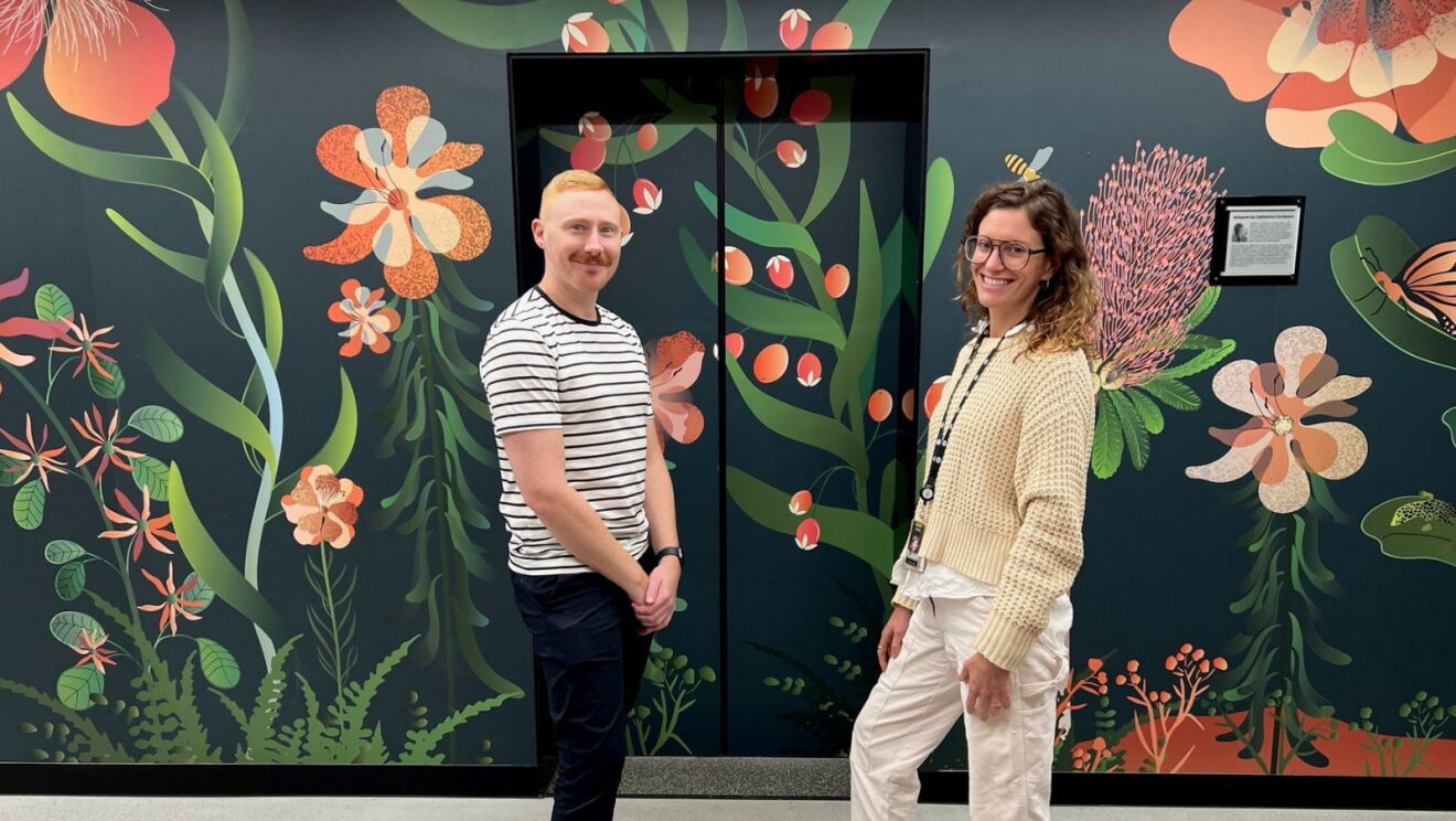Amazon Sydney Office Selfie Wall
