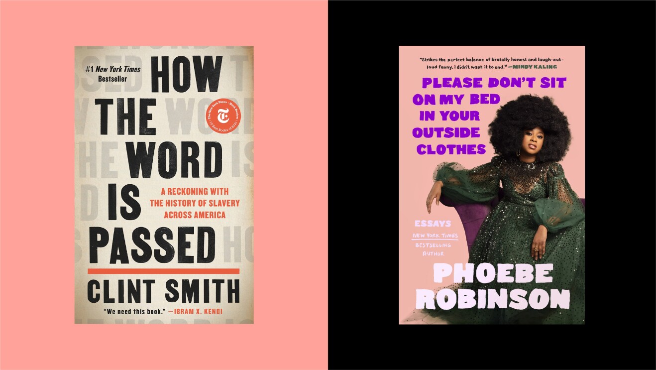 An image with two book covers on it.