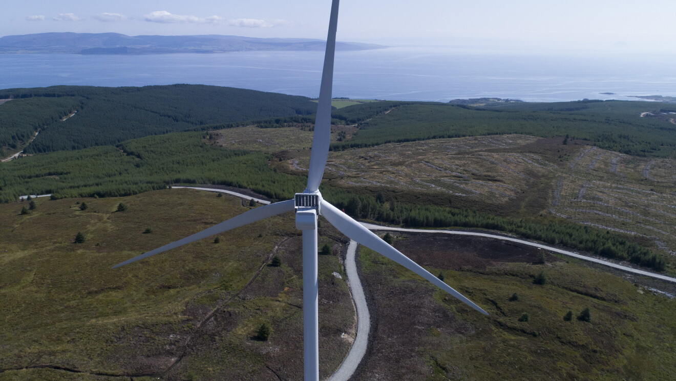 image of a wind farm
