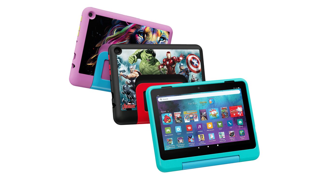 Tablets for children showcasing entertainment and educational content