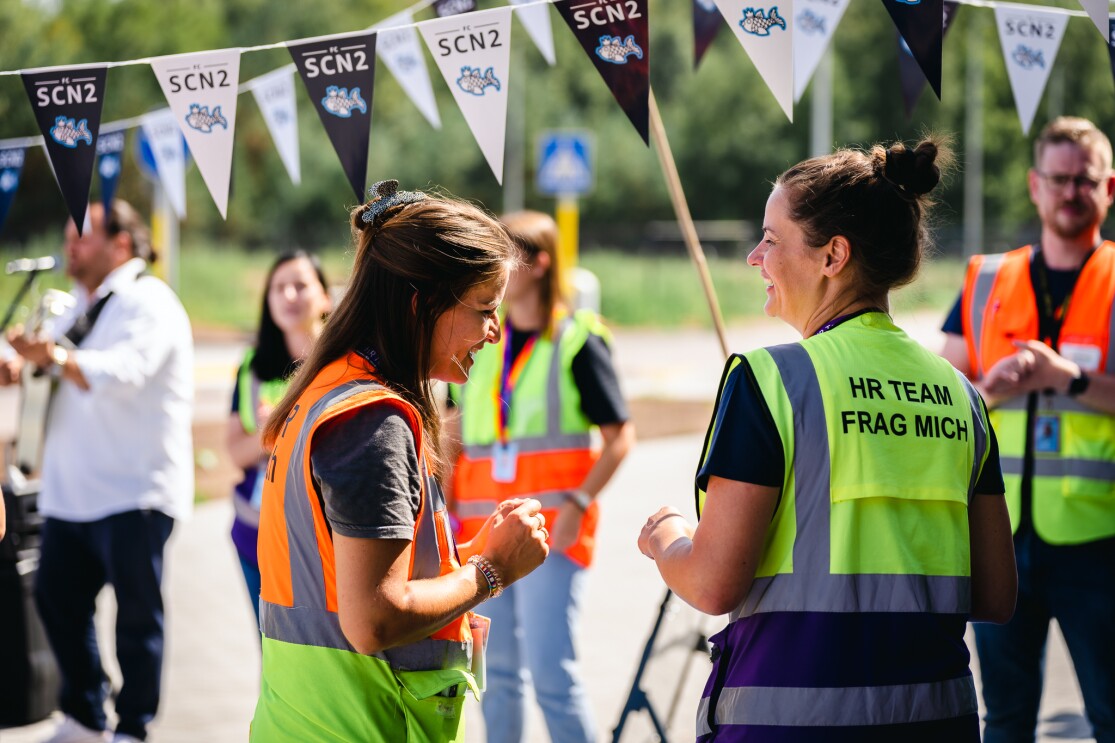 Starttag bei Amazon in Kaiserslautern.