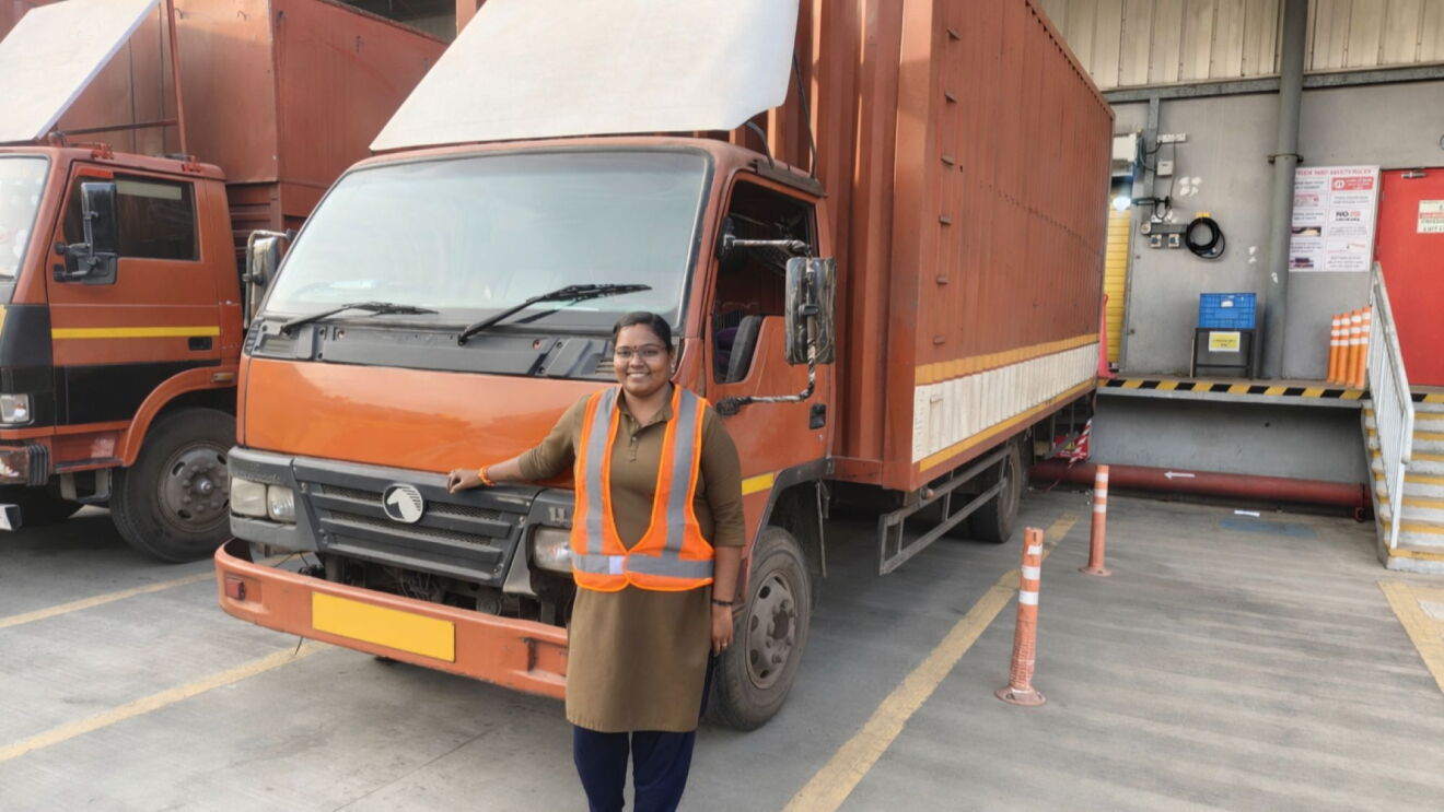 From driving school trainer to Amazon truck driver: How Bhuvaneshwari built a career on the road
