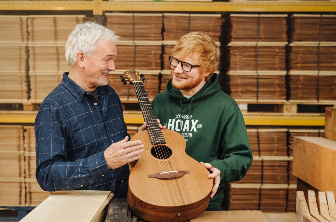 Ed Sheeran and George Lowden