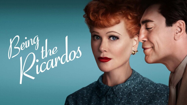 A cover image of Being the Ricardos.