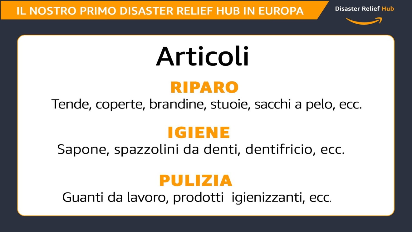 L'impatto di Amazon a supporto di comunità colpite da disastri naturali