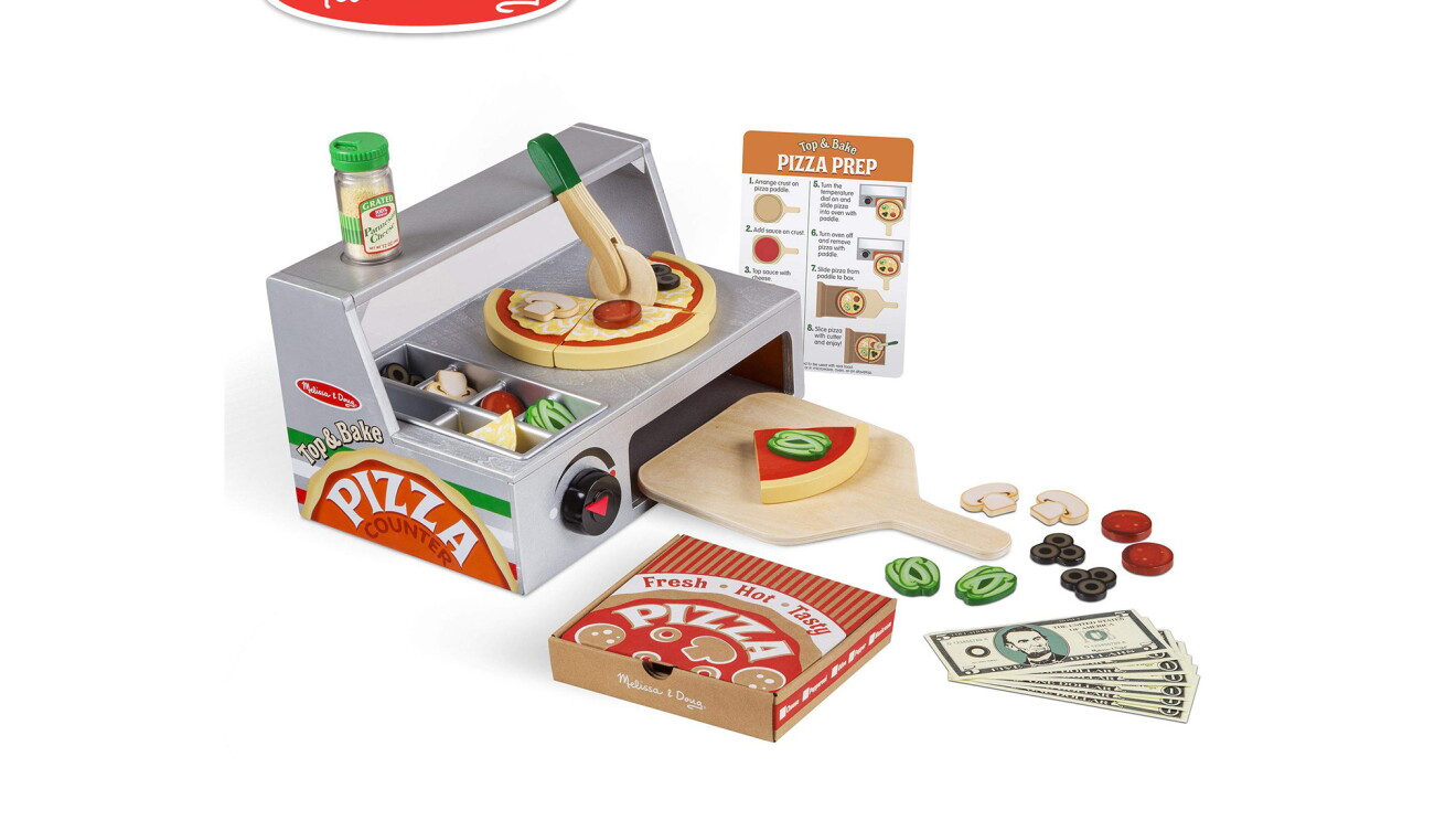 Kącik do pieczenia i dekorowania pizzy Melissa & Doug