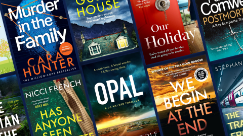 A selection of crime fiction book covers available on Kindle Unlimited