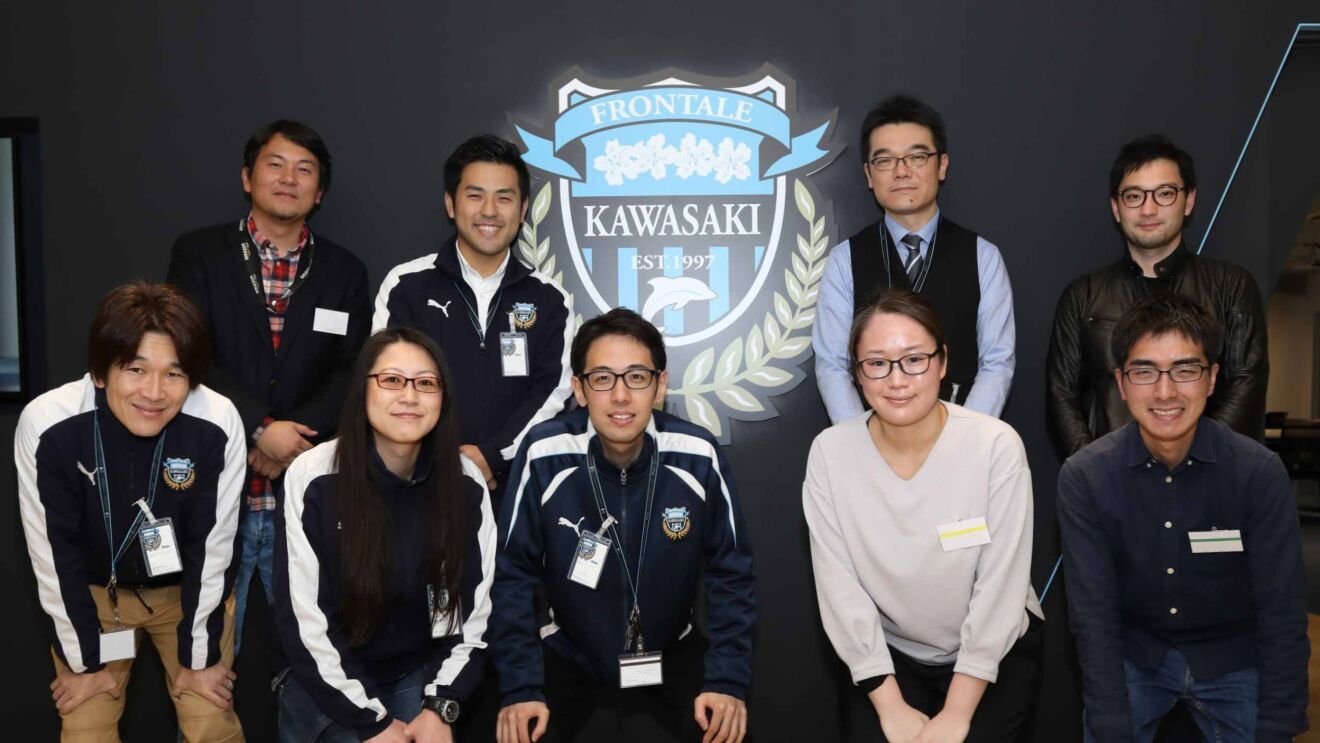 プロサッカーチーム「川崎フロンターレ」と企業間交流会