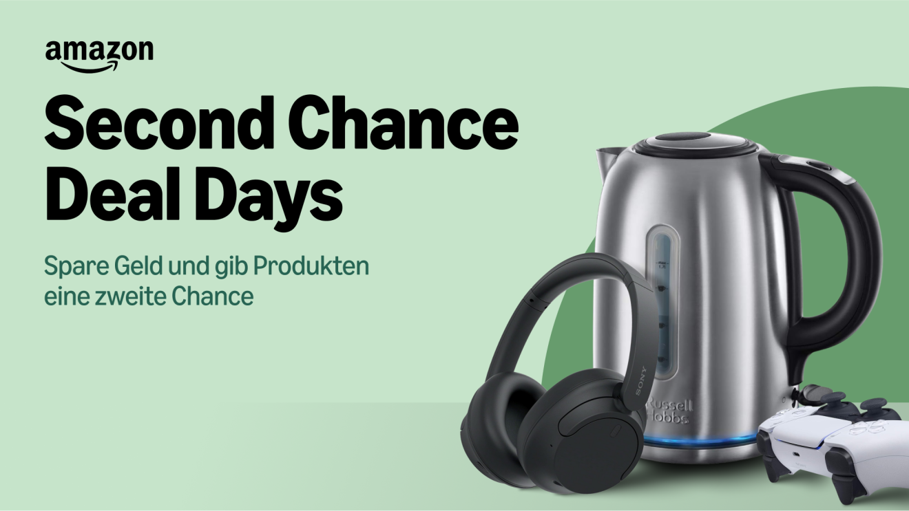 Second Chance Deal Days 2026: Bis zu 50% auf geprüfte Retouren und generalüberholte Produkte 