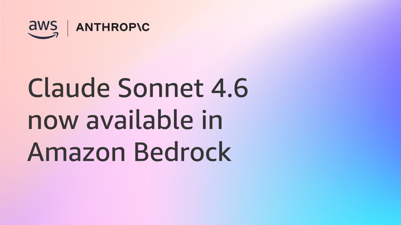 Claude Sonnet 4.6 from Anthropic available in Amazon Bedrock