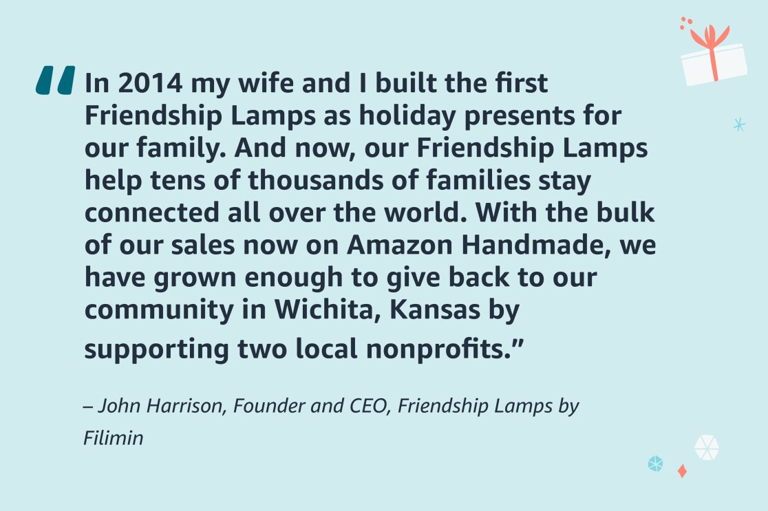 Images of quotes from small business sellers on Amazon.