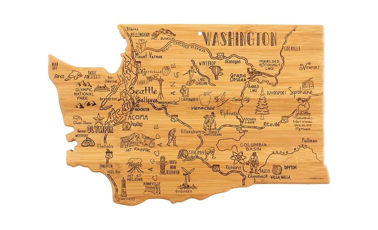 Bamboo cutting boards and kitchen tools from Totally Bamboo