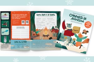 An image of Holiday Kids Gift Book in Spanish. 