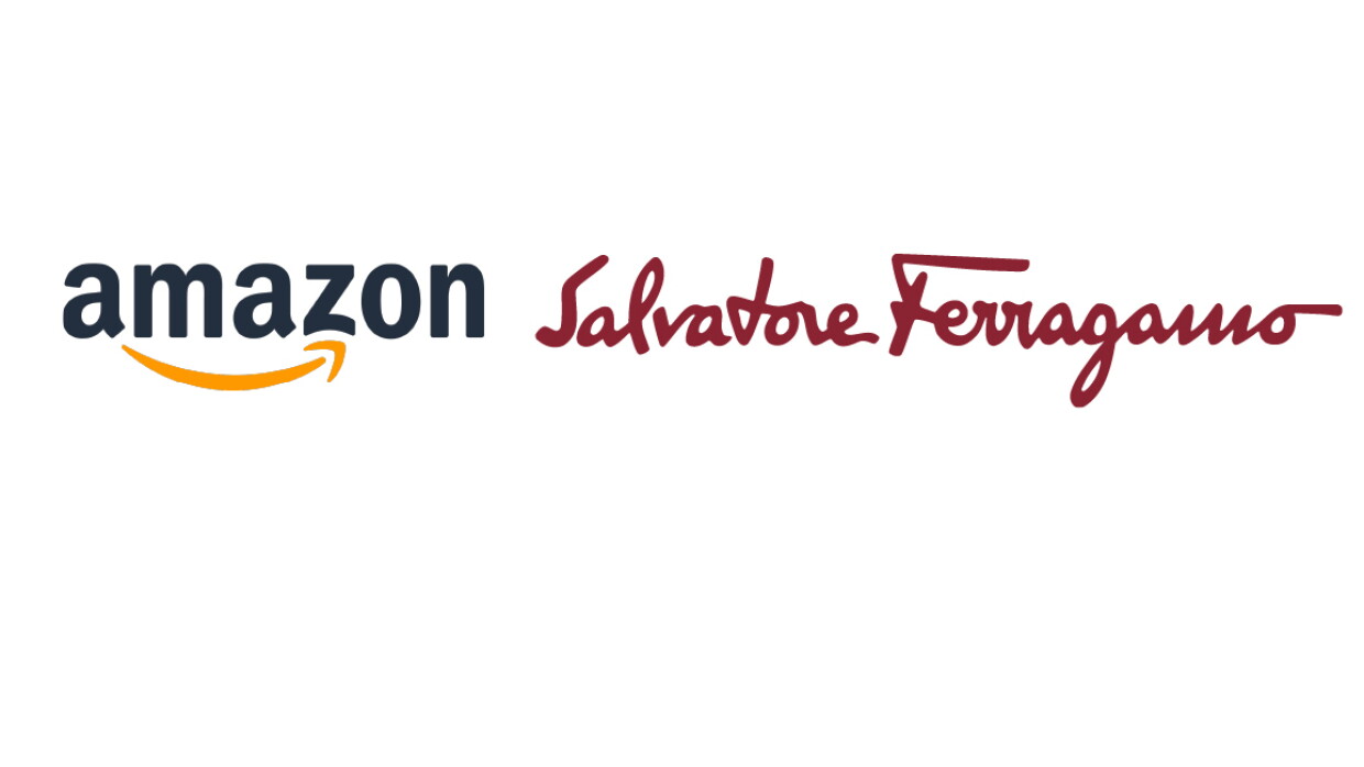 Amazon and Ferragamo logos for US Joint Lawsuit header image