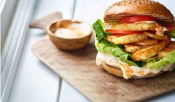 Peri-peri halloumi burger Amazon.co.uk recipe