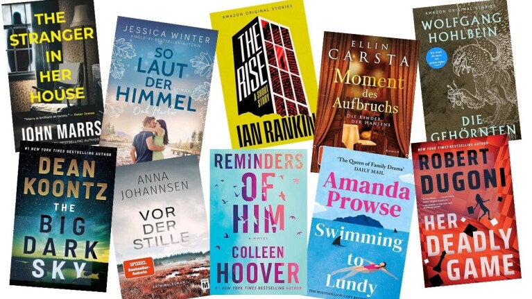 A collection of book titles from Amazon Publishing