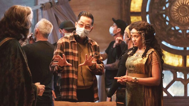 亚马逊的新系列的集合的形象,《魔戒》:力量的戒指'视频。