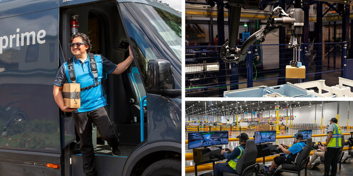 Amazon stellt Mehrarm-Roboter Blue Jay und den KI-Agenten Project Eluna für seine Logistikzentren vor