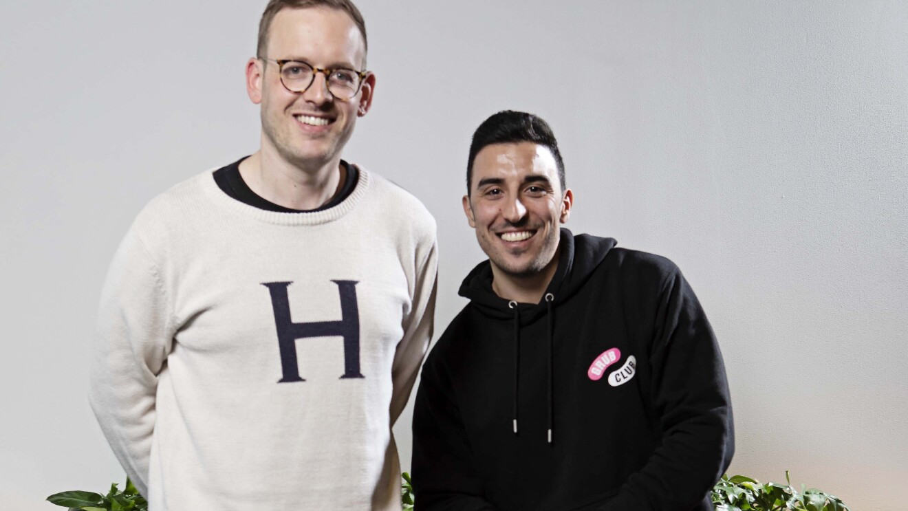 Alessandro Di Trapani Co Founder and CEO and Hugh Petit, Co Founder and COO, Grub Club