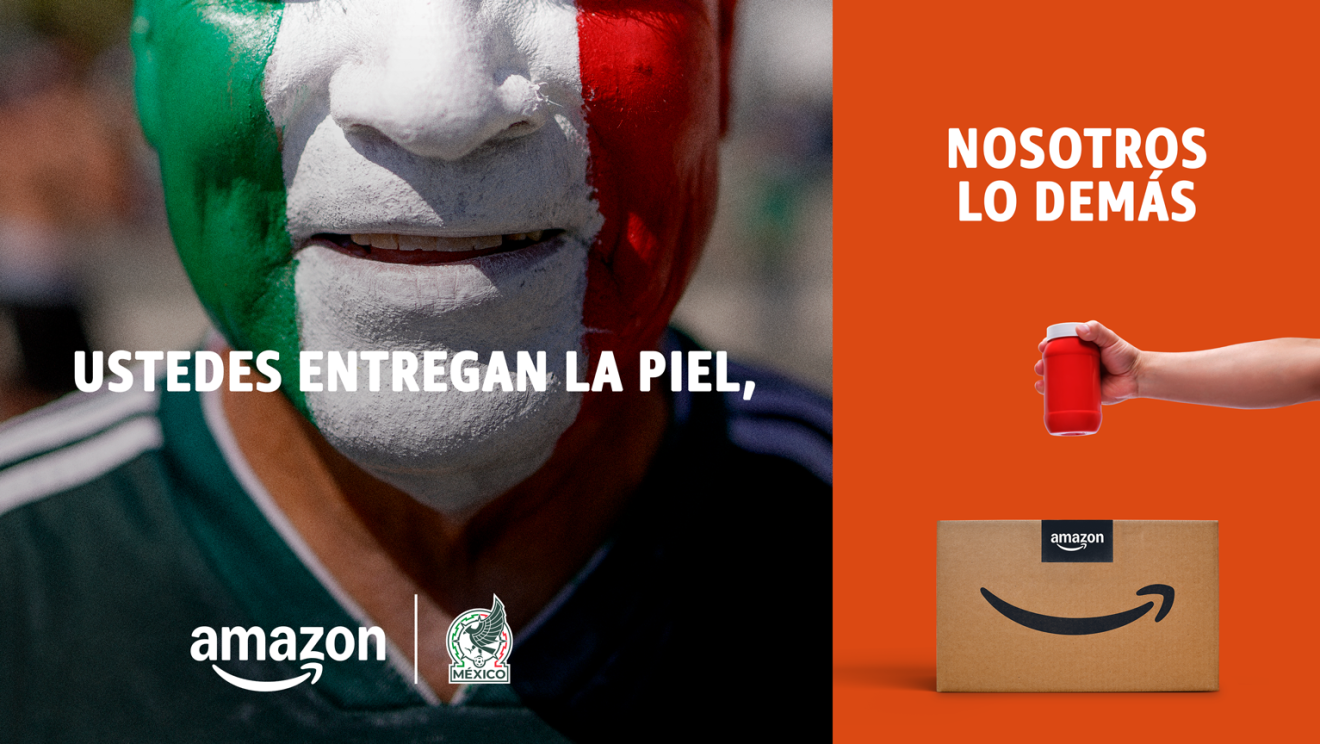 Amazon México, orgulloso patrocinador de la  Selección Nacional de México, la Liga BBVA MX y la Liga BBVA MX femenil
